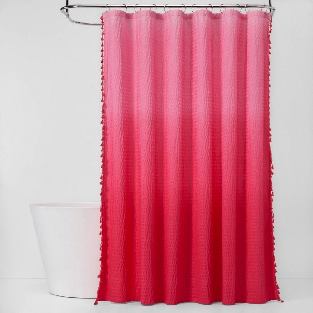 Ombre shower curtain